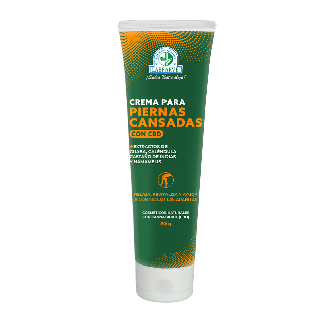 Crema para piernas cansadas con CBD