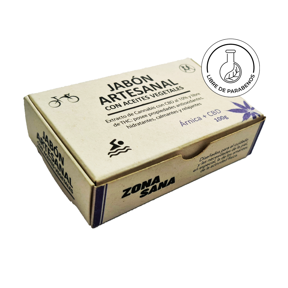 Jabón artesanal de Árnica y CBD - Zona Sana