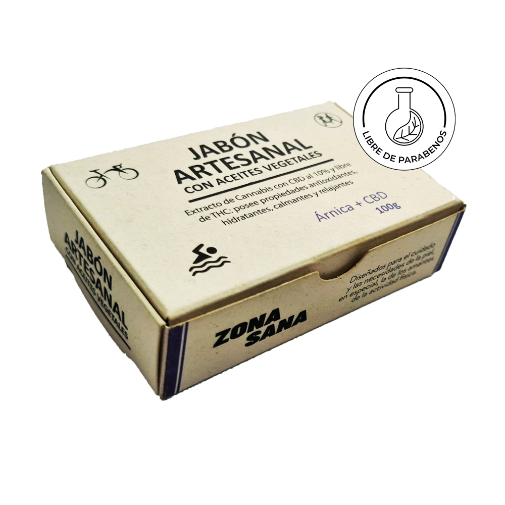 Jabón artesanal de Árnica y CBD - Zona Sana